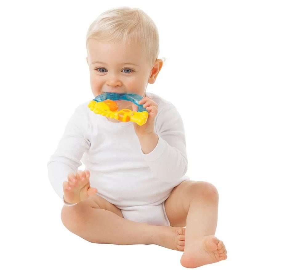 Jucărie de dentiție cu apă Playgro, Jerry Girafa, 3M+
