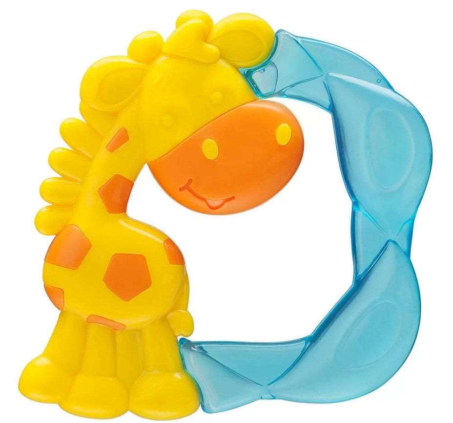 Jucărie de dentiție cu apă Playgro, Jerry Girafa, 3M+