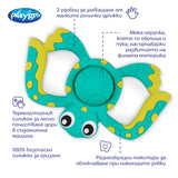 Силиконова Гризалка Костенурка С Пукаща Черупка Popper 6м+ Playgro