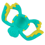 Силиконова Гризалка Костенурка С Пукаща Черупка Popper 6м+ Playgro