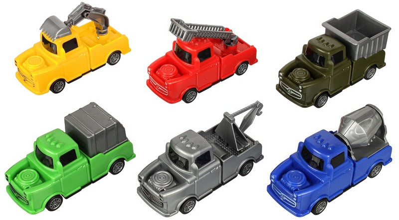 Комплект Камиончета С Функция Издърпай Назад С НавивавеВ Кутия