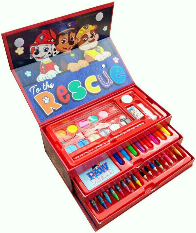 Триетажно Куфарче Пау Патрул За Оцветяване С Всичко Необходимо За Оцветяване 27Х14Х9