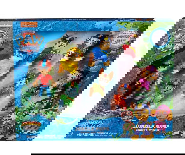 Paw Patrol - Комплект Jungle Pups Action, 8 Фигурки --- BebeMama