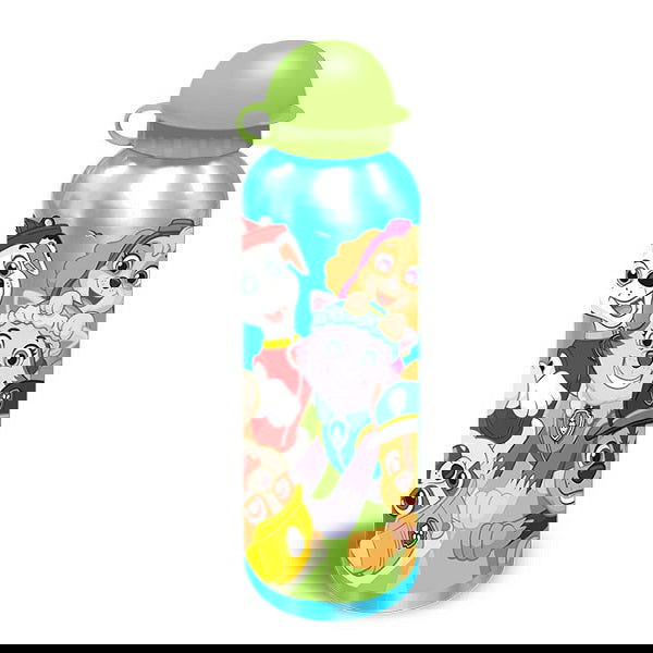 Paw Patrol Алуминиева Бутилка 500Мл. Зелен --- BebeMama