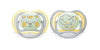 Philips Avent Залъгалки - Ultra Air + Стерил. Кутия (18М+) Неутрални Нощни --- BebeMama