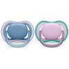 Philips Avent Залъгалки - Ultra Air + Стерил. Кутия (6-18М) Неутрални Момиче --- BebeMama