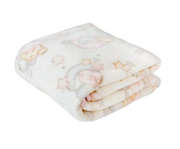 Pielsa-Одеяло-Чувалче С Щампа Лека Нощ 80X110 См Розово Кутия --- BebeMama
