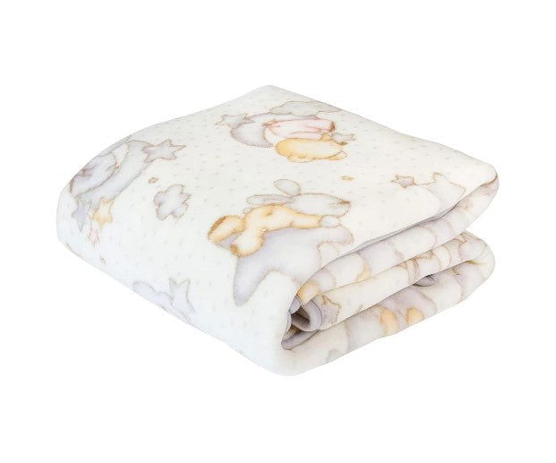 Pielsa-Одеяло-Чувалче С Щампа Лека Нощ 80X110 См Сиво Кутия --- BebeMama