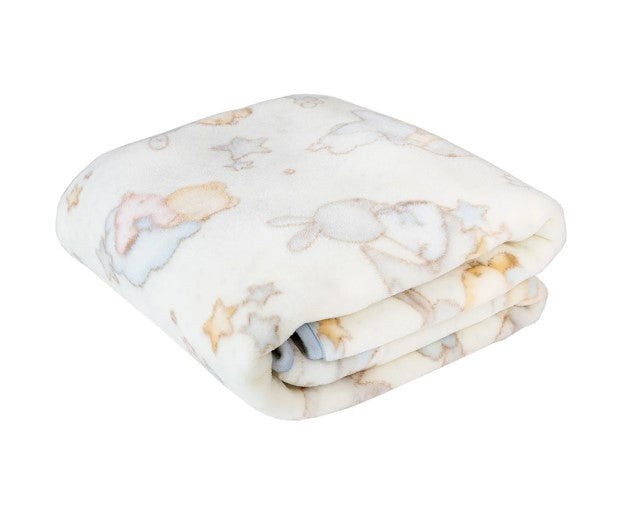 Pielsa-Одеяло-Чувалче С Щампа Лека Нощ 80X110 См Синьо Кутия --- BebeMama