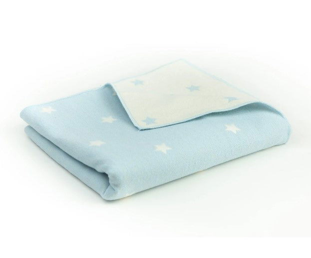 Pielsa-Одеяло Бамбук 75X90 См Синьо Кутия --- BebeMama