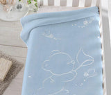 Pielsa-Одеяло Мече И Пеперуди 80X110 См Синьо Кутия --- BebeMama