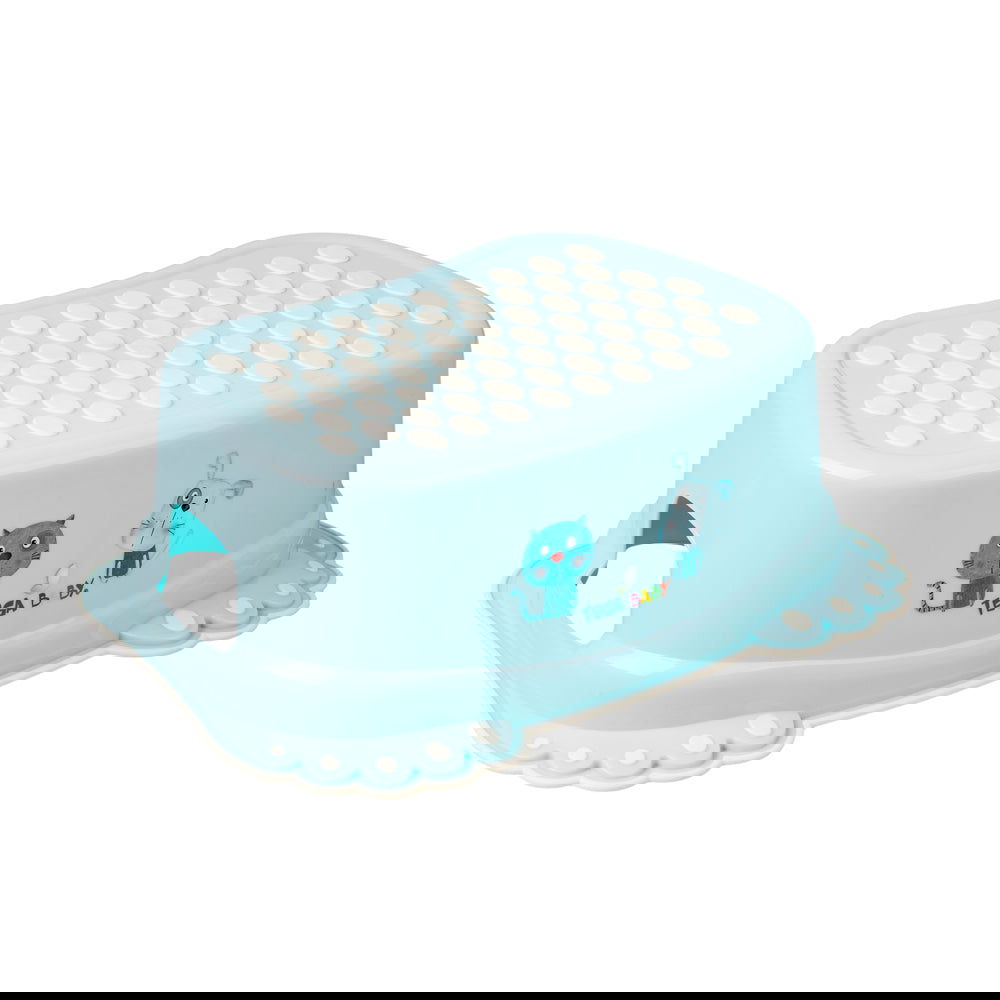 Pk006 Стъпало С Гумички Catdog Синьо --- BebeMama