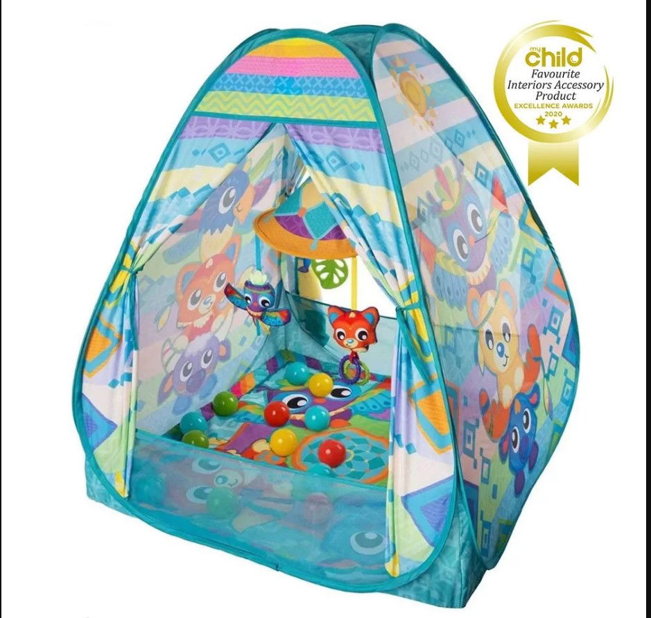 Playgro Музикална Активна Гимнастика С Топки - Типи Палатка 0М+ --- BebeMama