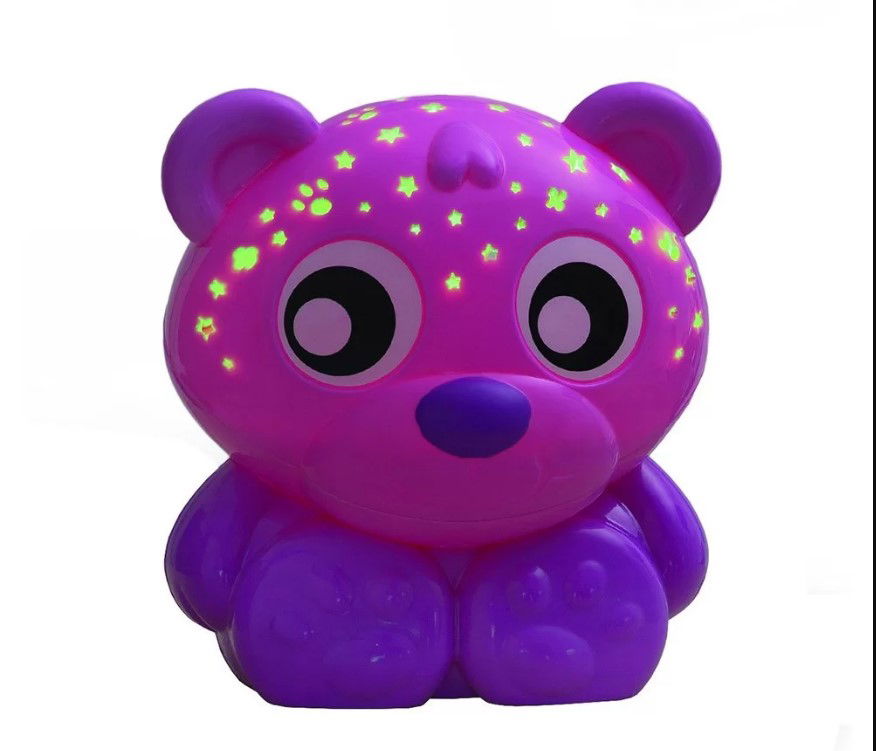 Playgro Проектор И Нощна Лампа Мече "Лека Нощ" Розово 0М+ --- BebeMama