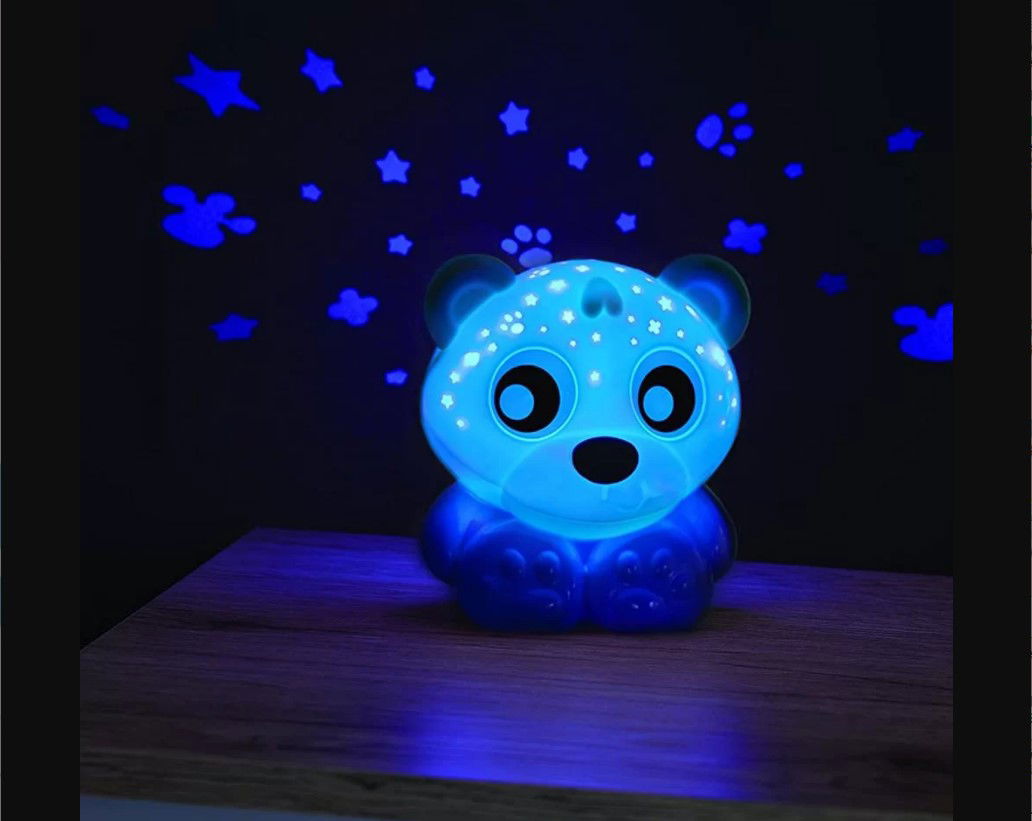 Playgro Проектор И Нощна Лампа Мече "Лека Нощ" Синьо 0М+ --- BebeMama