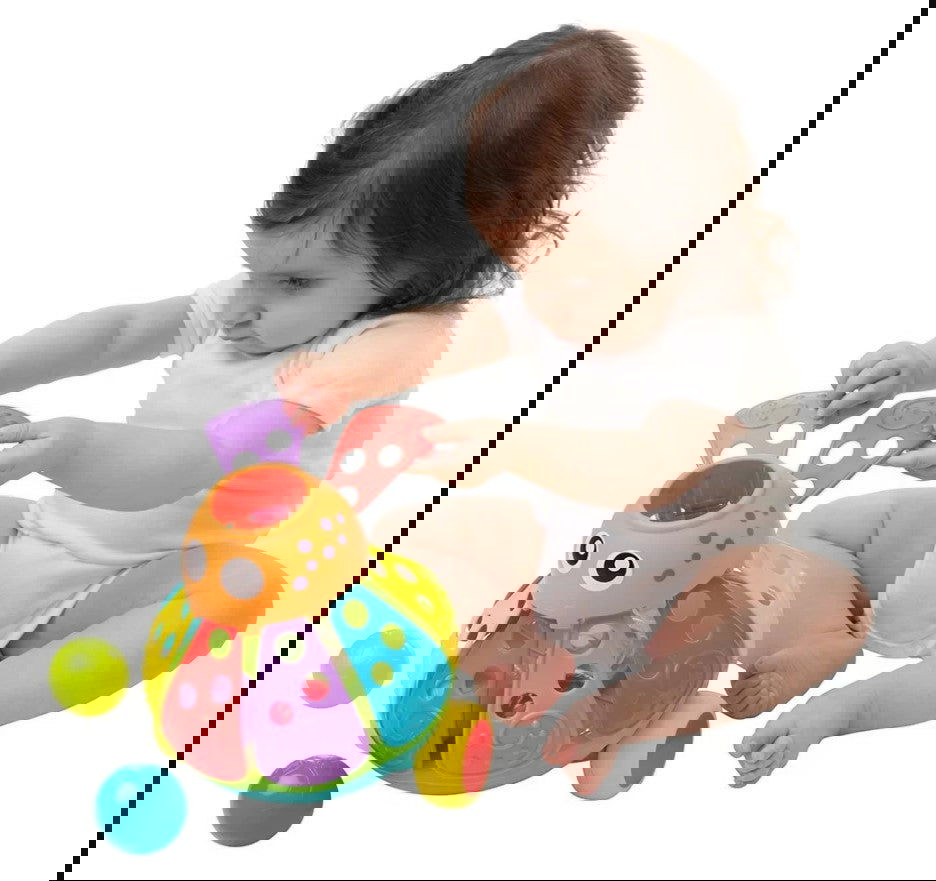 Playgro Активна Играчка За Бутане С Топчета Октопод 12-36М --- BebeMama