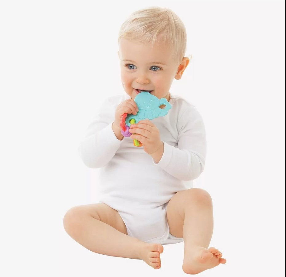 Playgro Гризалка Конче Хоп Троп Син Цвят 3М+ --- BebeMama