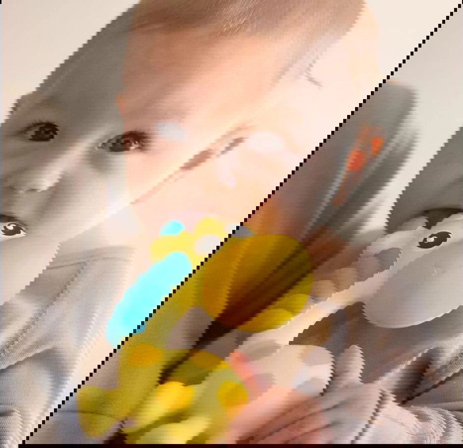 Playgro Гризалка Пискун От Каучук Жираф Джери 3М+ --- BebeMama