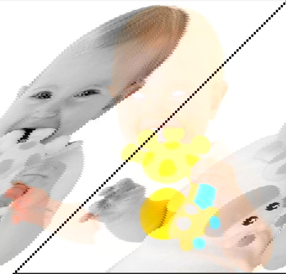 Playgro Гризалка Пискун От Каучук Жираф Джери 3М+ --- BebeMama