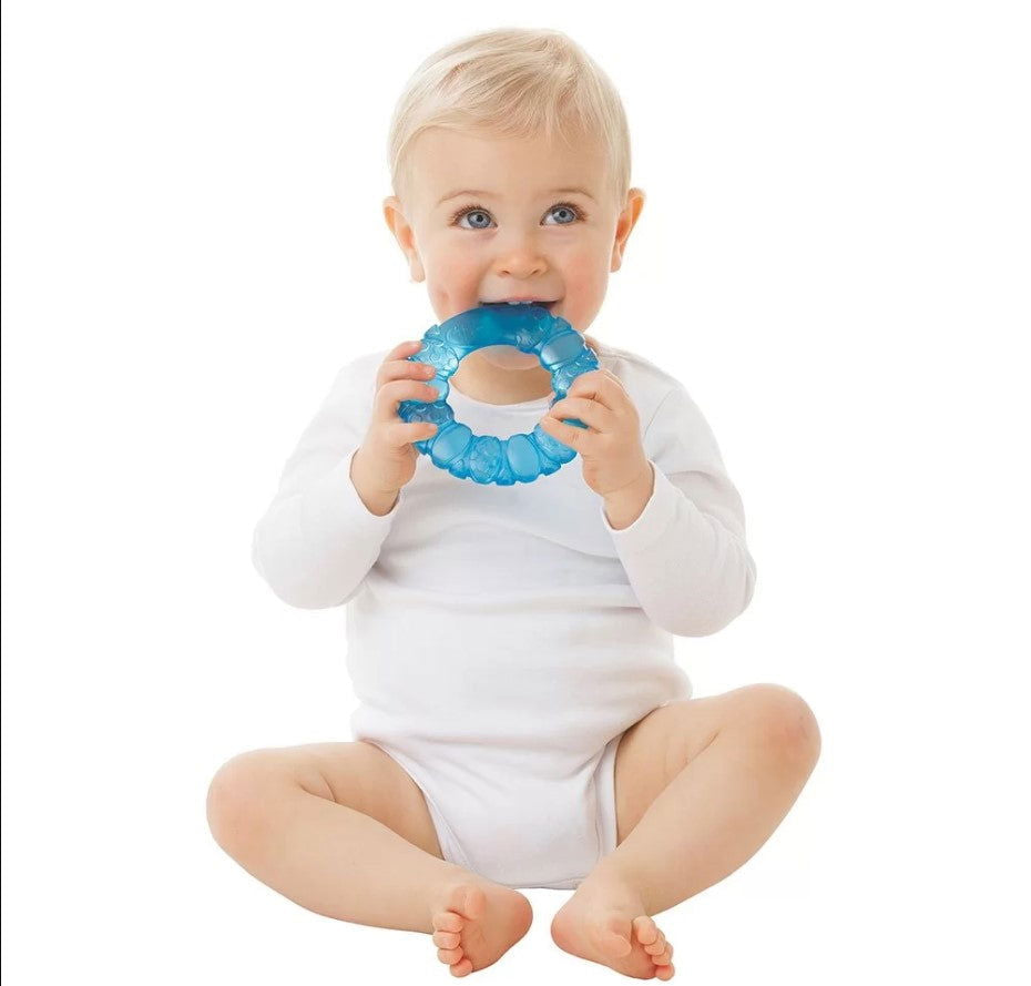 Playgro Гризалка С Вода Син Ринг 3М+ --- BebeMama
