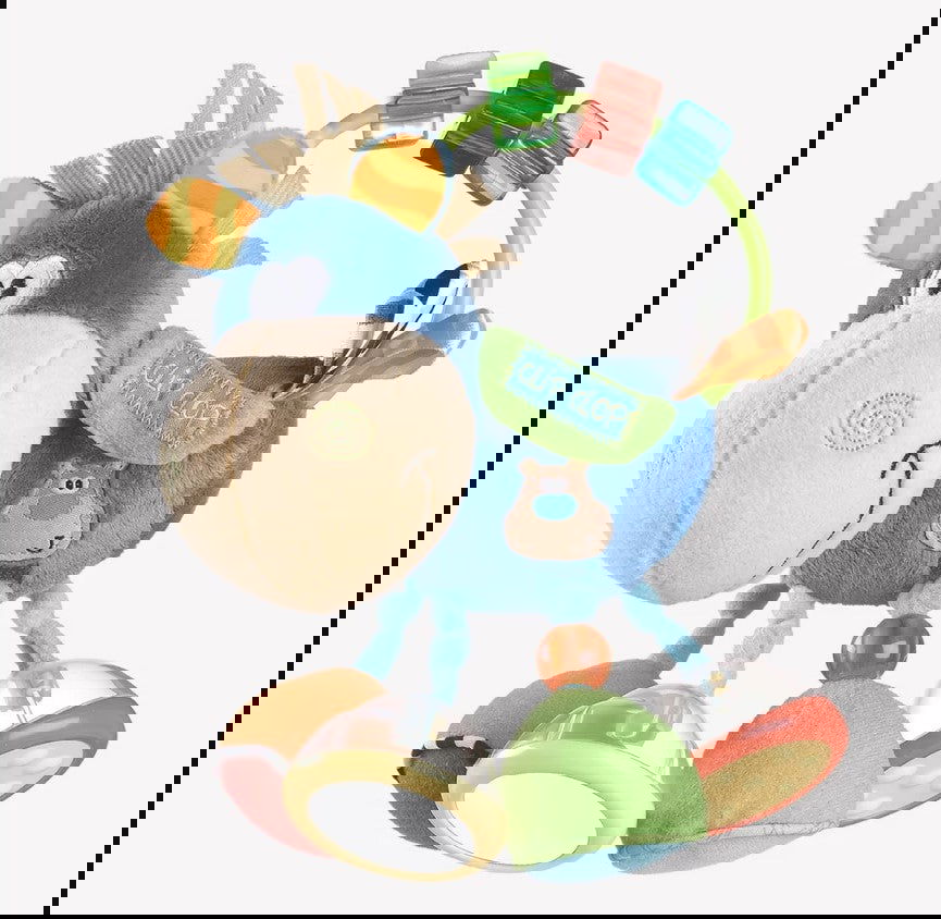 Playgro Дрънкалка Конче Хоп Троп Син Цвят 3М+ --- BebeMama