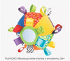 Playgro Звъняща Мека Топка С Етикети 3М+ --- BebeMama
