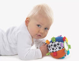 Playgro Звъняща Мека Топка С Етикети 3М+ --- BebeMama