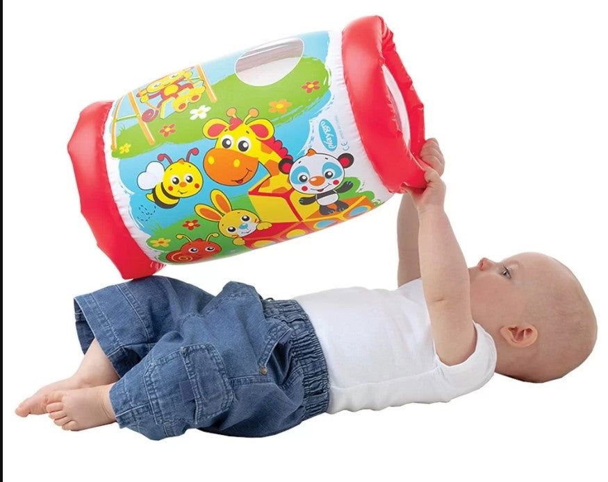 Playgro Надуваема Играчка Валяк Червен 6М+ --- BebeMama