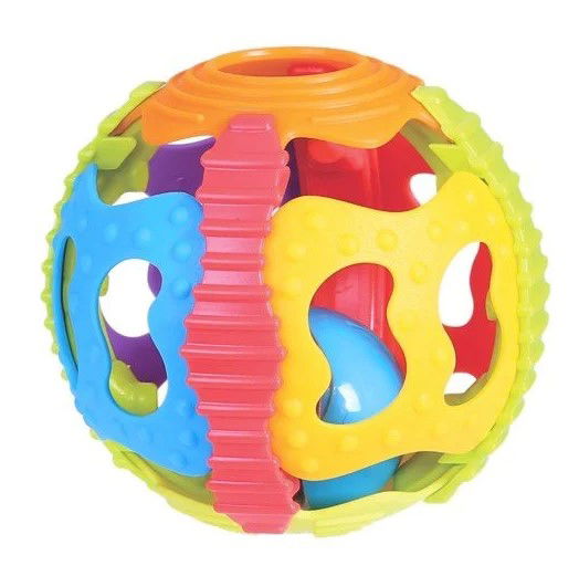 Playgro Топка Дрънкалка 6М+ --- BebeMama