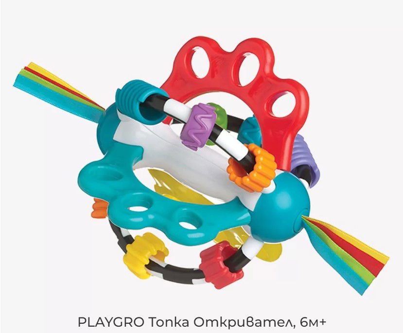 Playgro Топка Откривател 6М+ --- BebeMama