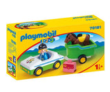 Playmobil - Кола С Ремарке За Коне --- BebeMama