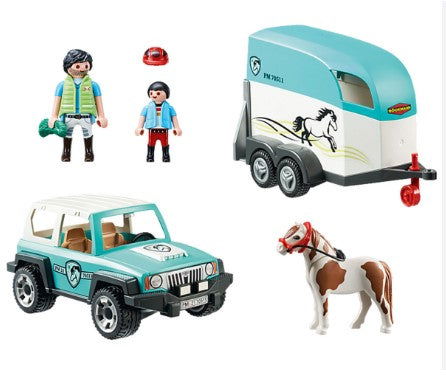 Playmobil - Кола С Ремарке За Пони --- BebeMama