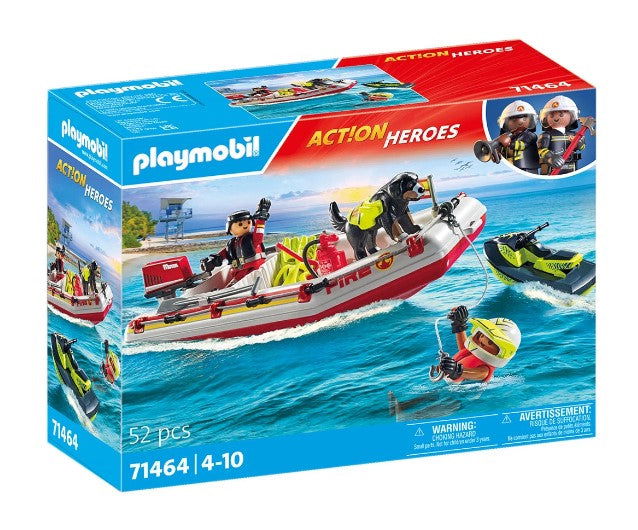Playmobil - Пожарна Лодка С Воден Скутер --- BebeMama
