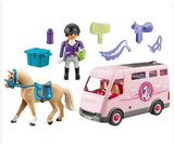 Playmobil - Транспортьор За Коне С Тренажор --- BebeMama