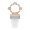 Minikoioi Pulps Силиконова Залъгалка За Плодове И Зеленчуци - Bubble Beige/Powder Grey --- BebeMama