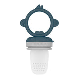 Minikoioi Pulps Силиконова Залъгалка За Плодове И Зеленчуци - Deep Син/Powder Grey --- BebeMama