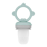 Minikoioi Pulps Силиконова Залъгалка За Плодове И Зеленчуци - River Зелен/Powder Grey --- BebeMama