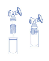 Адаптори За Помпа За Кърма Pump-Into-Bag 2 Бр --- BebeMama