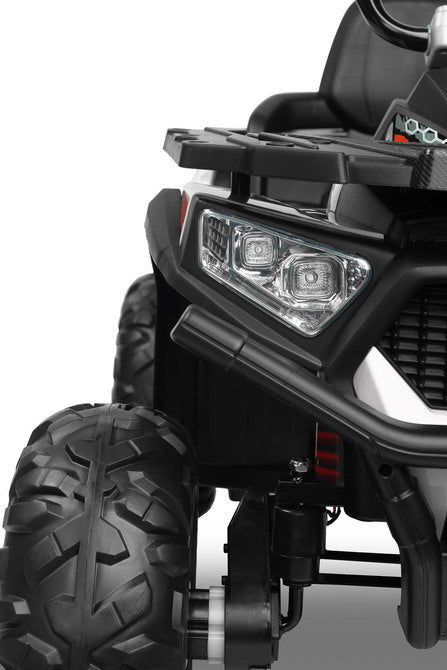 Акумулаторен Автомобил Quad Gigant Бял Caretero Toyz --- BebeMama
