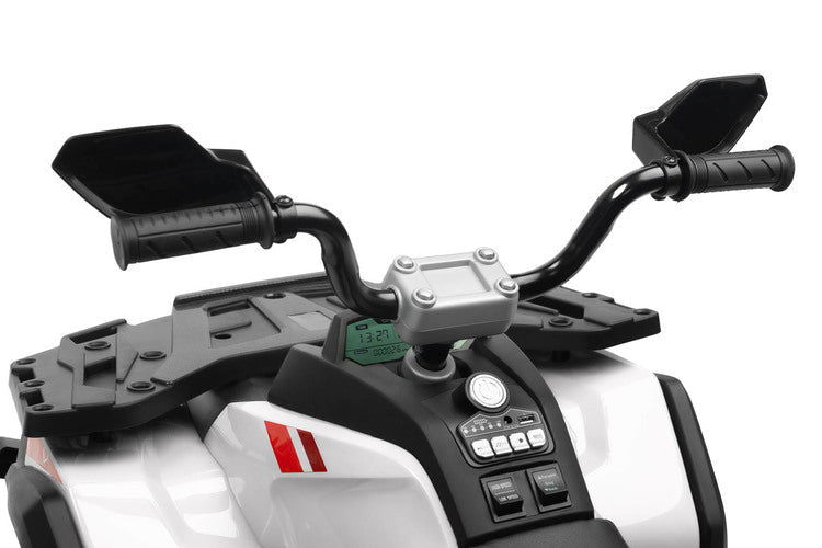 Акумулаторен Автомобил Quad Gigant Бял Caretero Toyz --- BebeMama