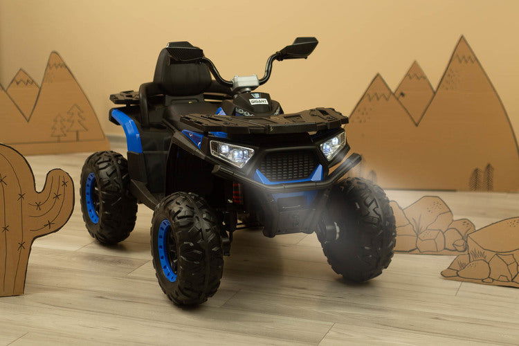 Акумулаторен Автомобил Quad Gigant Син Caretero Toyz --- BebeMama