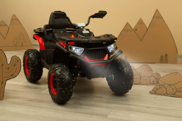 Акумулаторен Автомобил Quad Gigant Червен Caretero Toyz --- BebeMama