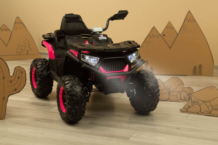 Акумулаторен Автомобил Quad Gigant Pink Caretero Toyz --- BebeMama