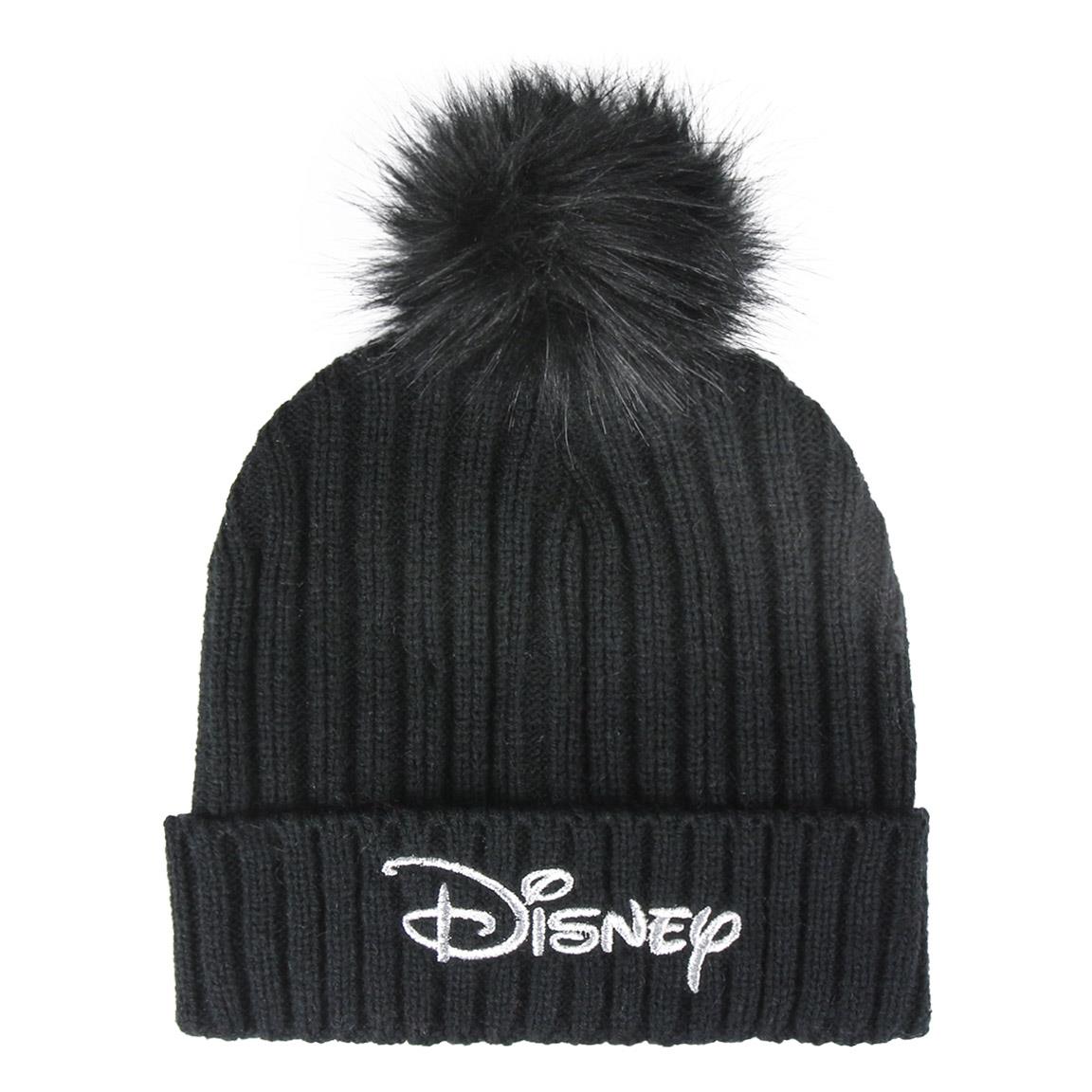 Шапка Черна С Помпон Disney