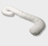 Rainy Възглавница За Бременни И Кърмене "С" Форма Мента Звезди --- BebeMama