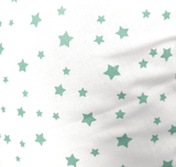 Rainy Възглавница За Бременни И Кърмене "С" Форма Мента Звезди --- BebeMama