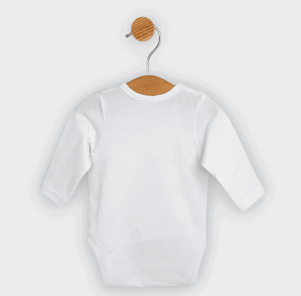 Rainy Бебешко Боди Панделка Със Странично Закопчаване 48-68 См. Бял --- BebeMama