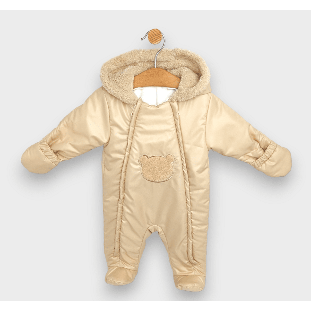 Rainy Космонавт Пухено мечеръст 68 см.4-6 мес. Бежов --- BebeMama