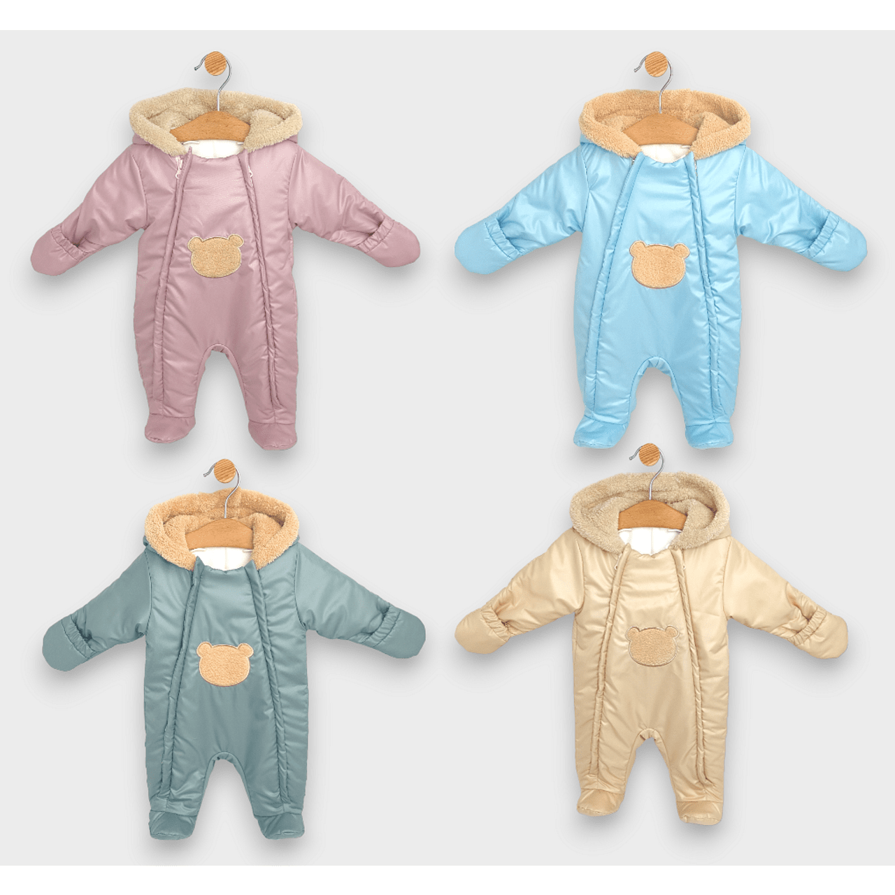 Rainy Космонавт Пухено мечеръст 68 см.4-6 мес. Бежов --- BebeMama