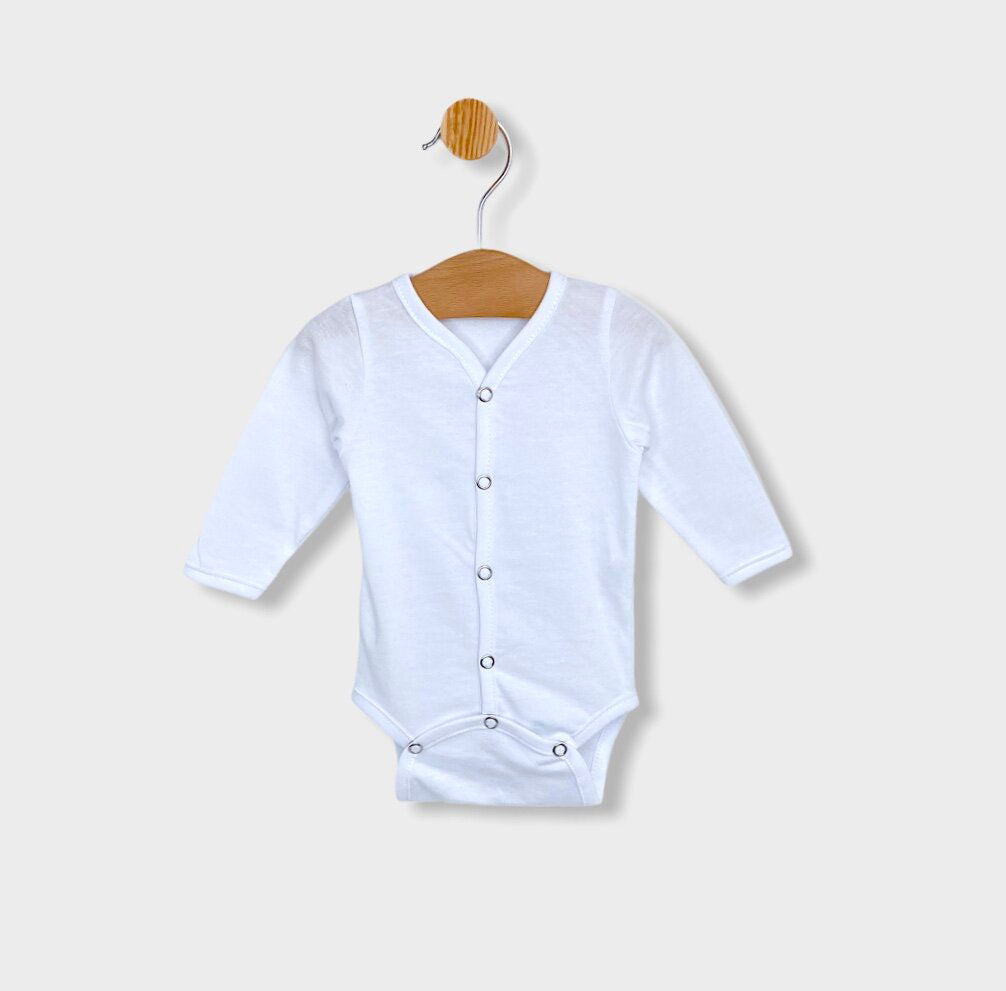 Rainy Бебешко Боди Bianca С Предно Закопчаване 48-80 См. --- BebeMama